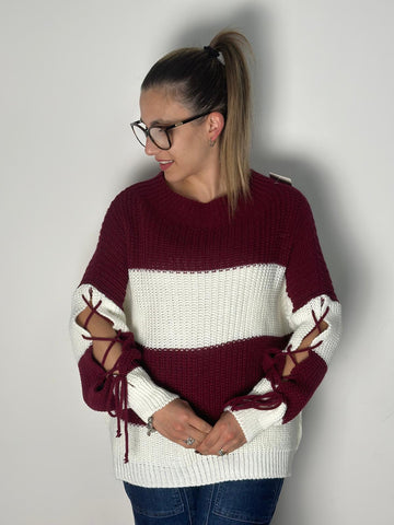 Maglione rigato