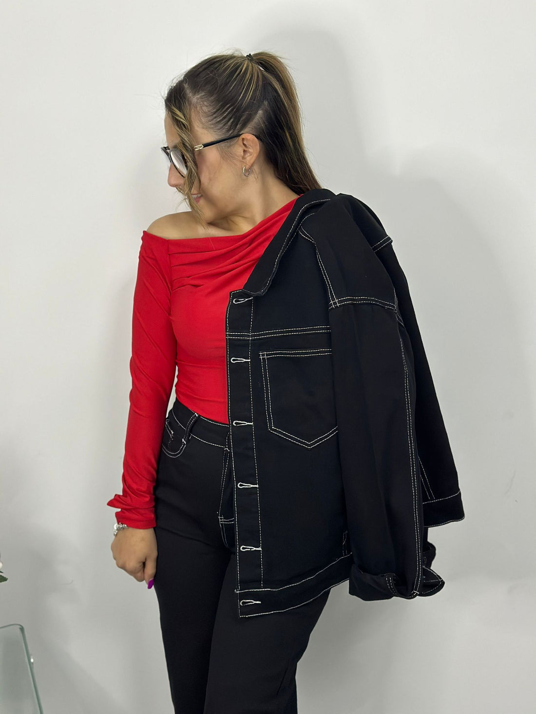 Coordinato Denim Black